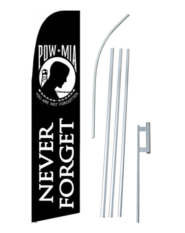 NeoPlex Double Sided 144'' H x 30'' W Polyester Flag Set Wayfair